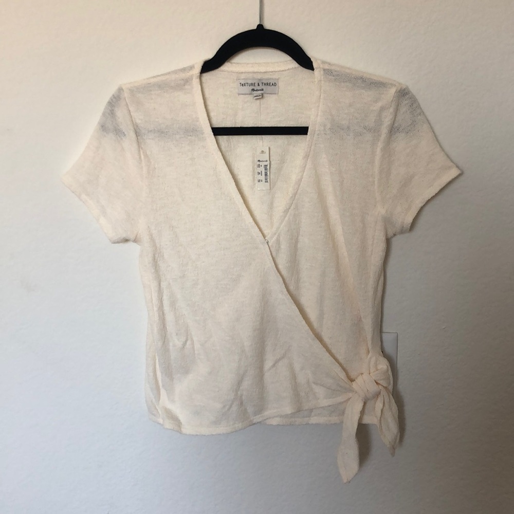 Madewell Tie Blouse